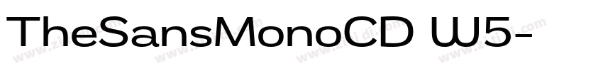 TheSansMonoCD W5字体转换 TheSansMonoCD W5字体转换